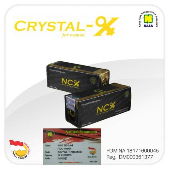 NCX ( CRYSTAL-X) ORIGINAL BPOM