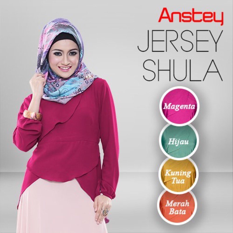 Atasan Anstey Jersey Model Shula