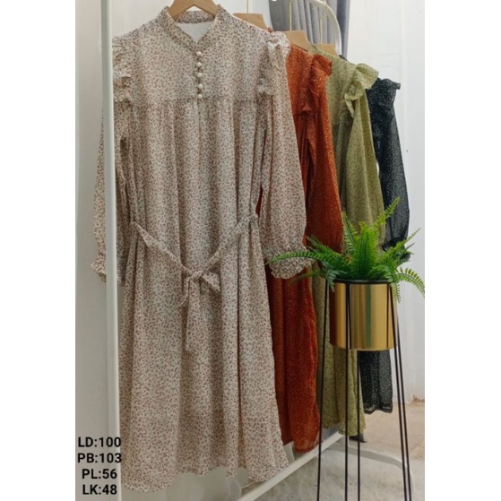 Tunik Sifon Bunga NK171061