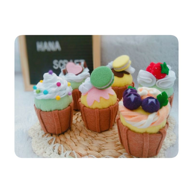 mainan cupcake / diy / handmade /