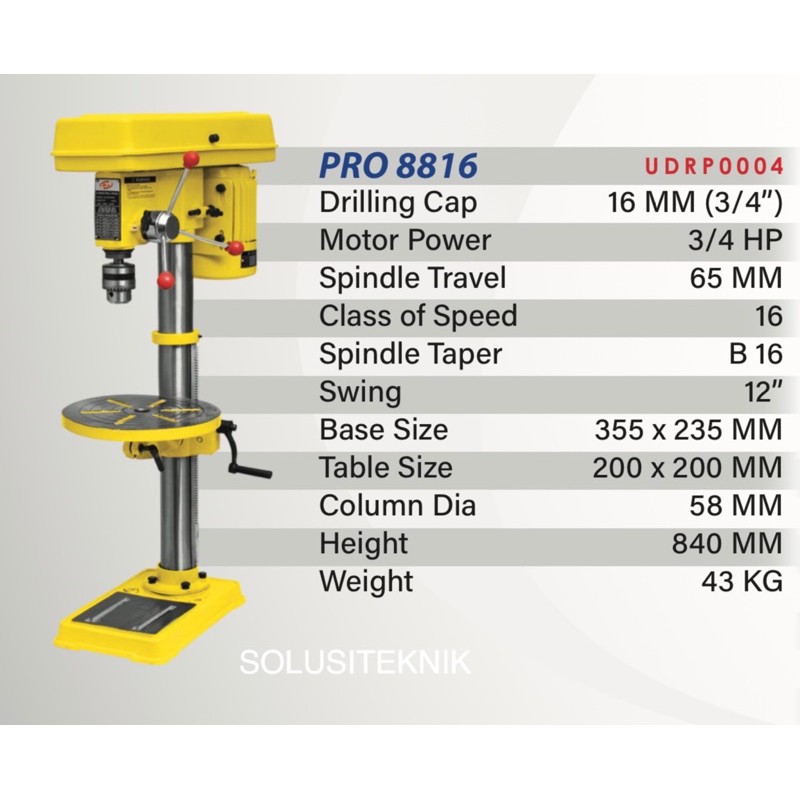 Drill Press Pro 8816