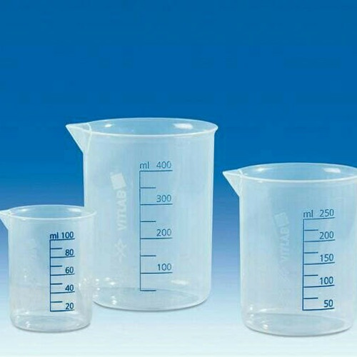 Beaker 250 ml Plastik Vitlab