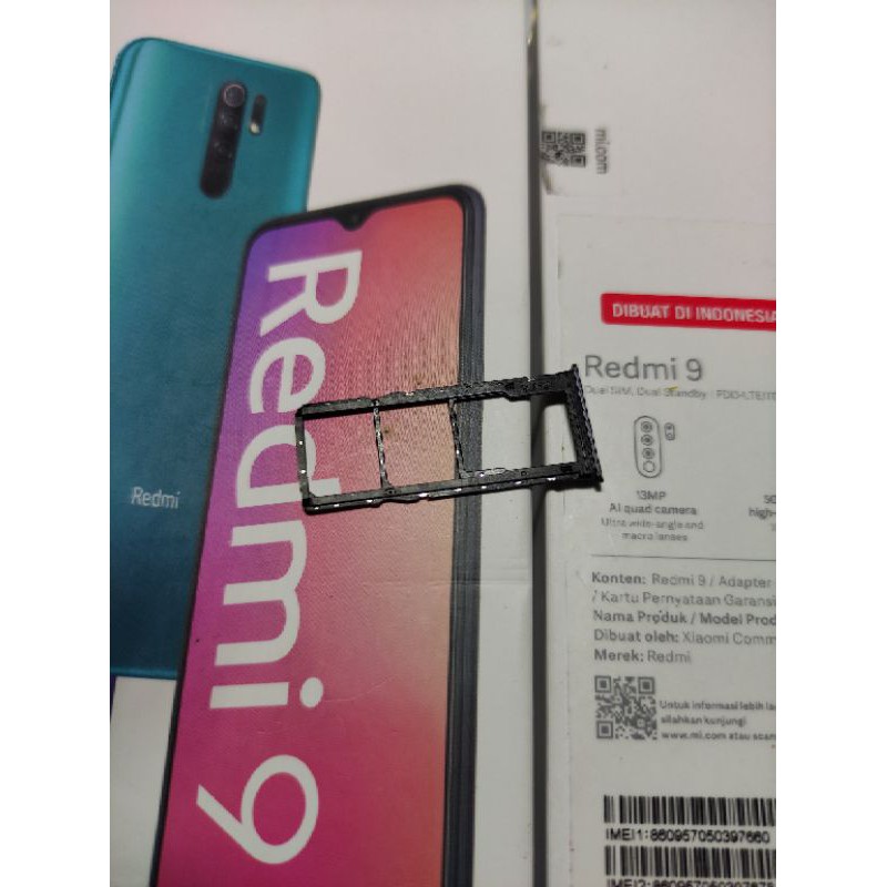SIM TRAY REDMI 9 ORIGINAL COPOTAN