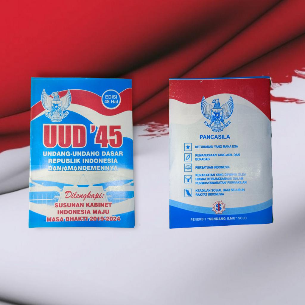 3PCS BUKU UUD 1945