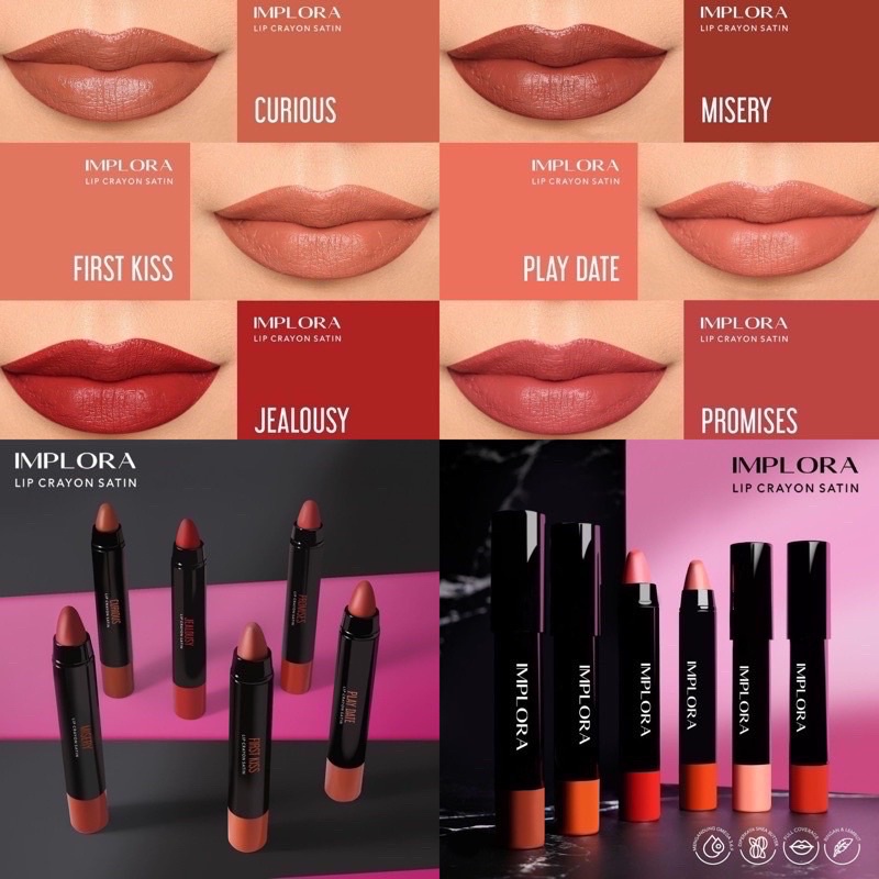 Implora Lip Crayon Lipstik batang