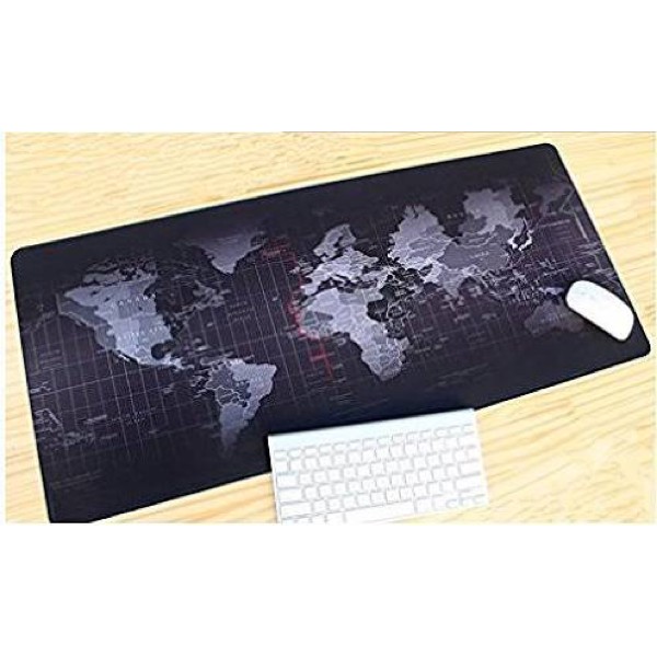 Mousepad World Map Desk Pad Table Top 80cm x 30cm
