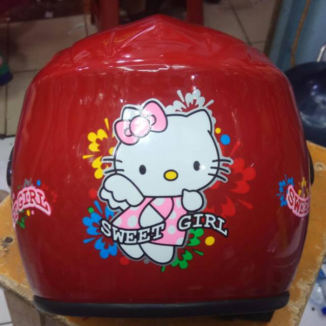 Helm Anak Hello Kitty SNI