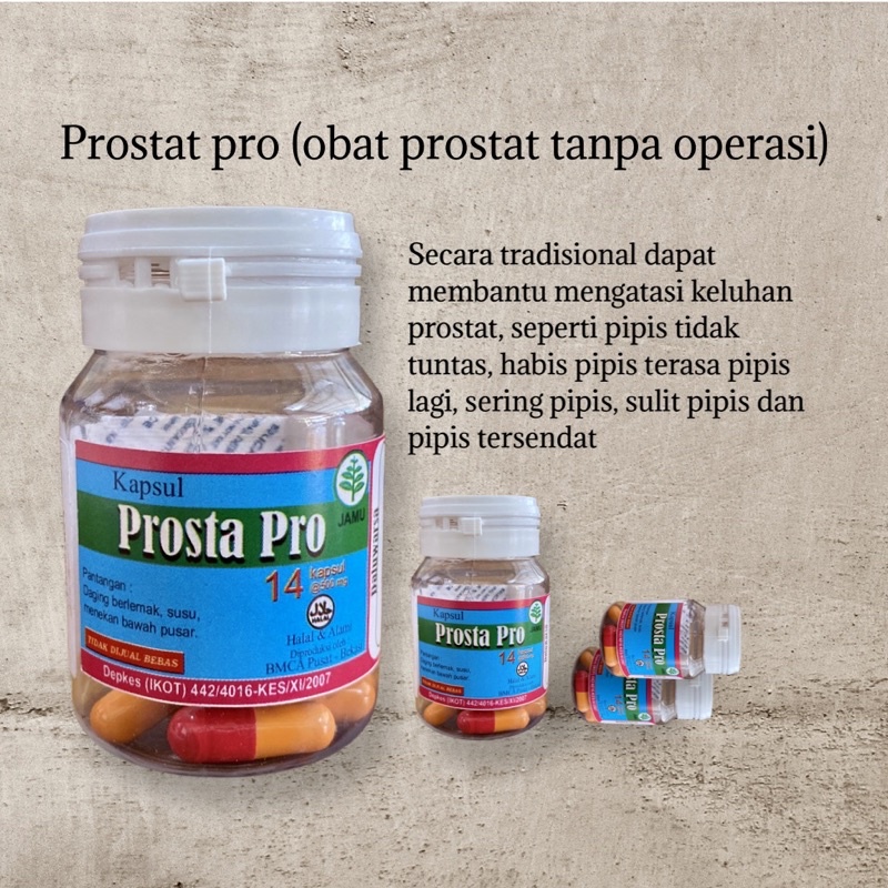 Prostat Pro (obat prostat tanpa operasi)