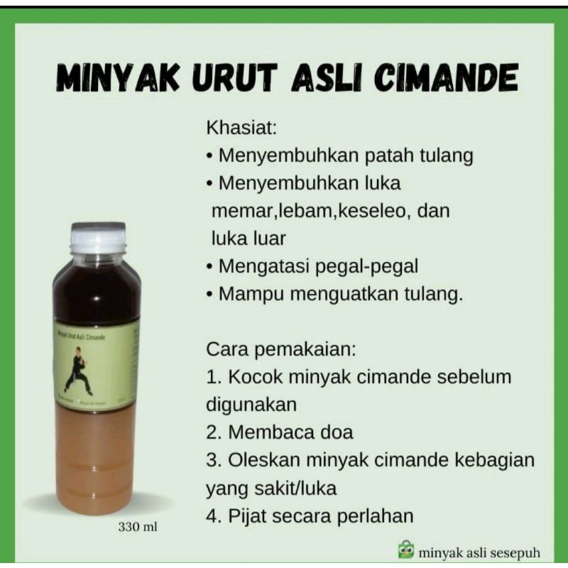 Minyak Cimande Original