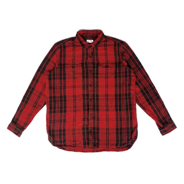 GAP FLANNEL SHIRT (RED)