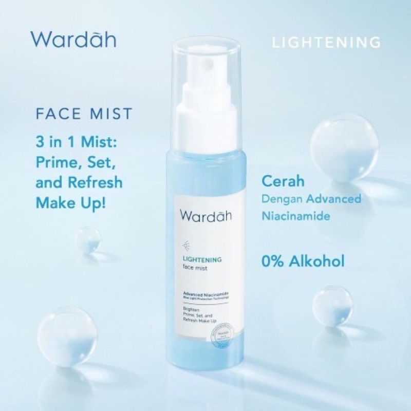 Wardah Lightening Face Mist, 60ml