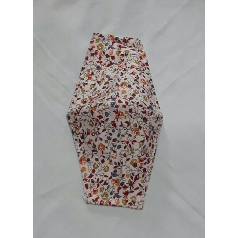 masker kain motif bunga