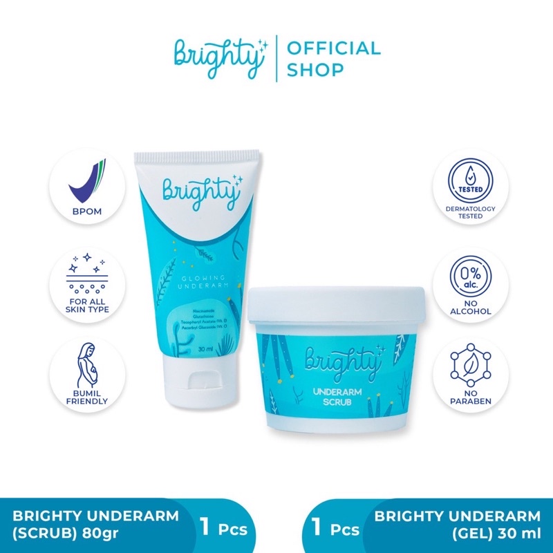 BRIGHTY Underarm Scrub & Gel