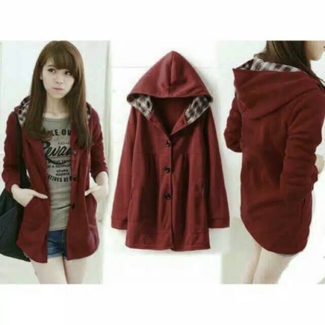 Jaket Melda Maroon