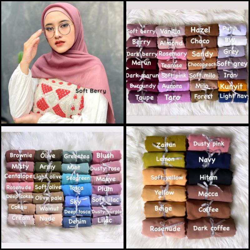 HIJAB BELLA SQUARE POLYCOTTON