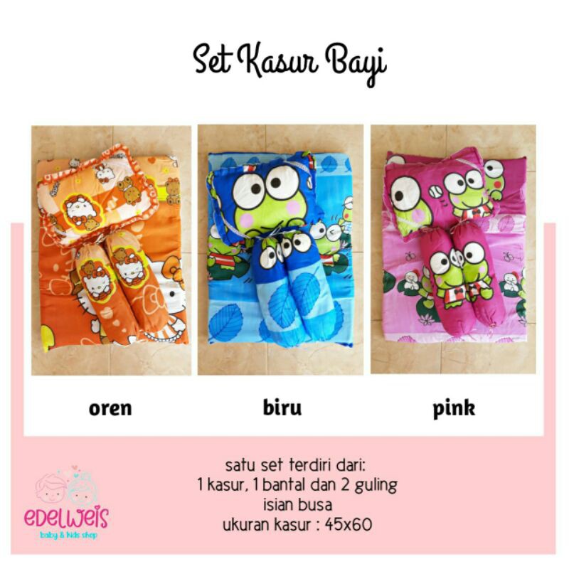 Kasur Bayi Set Bantal Guling