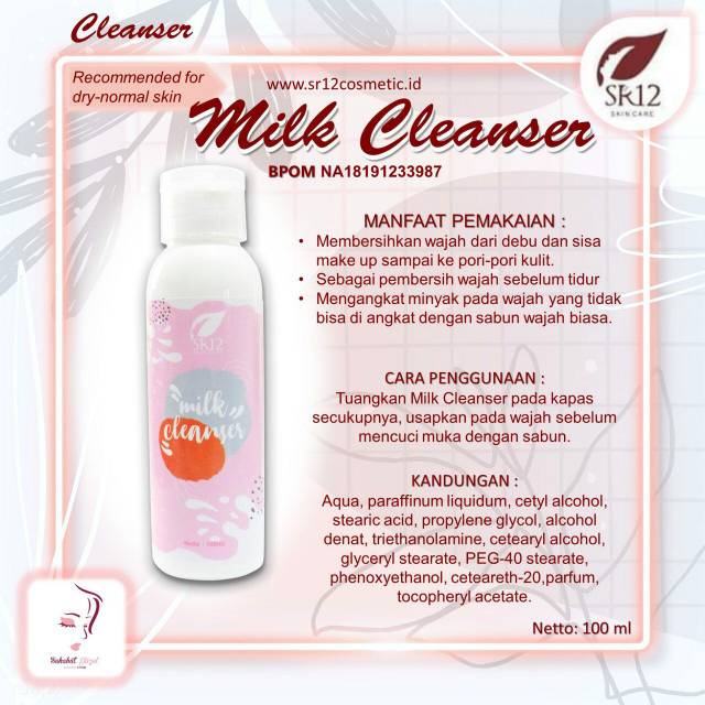 Milk cleanser