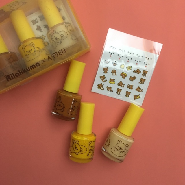 Rilakkuma X Apieu Nailkit
