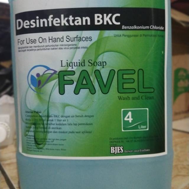 Disinfektan favel 4 liter