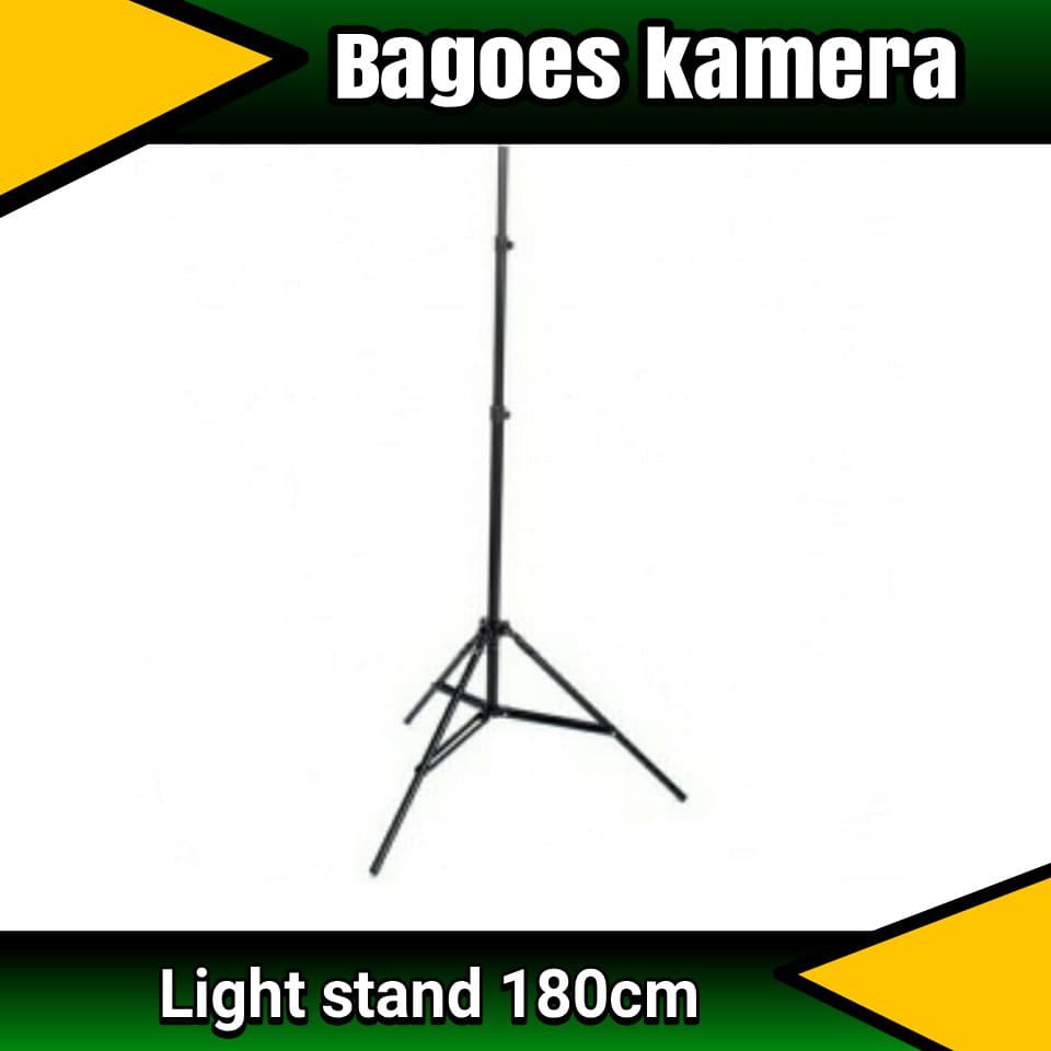Lightstand Portable Light Stand Tripod 3 Section 200cm for Studio Lightning