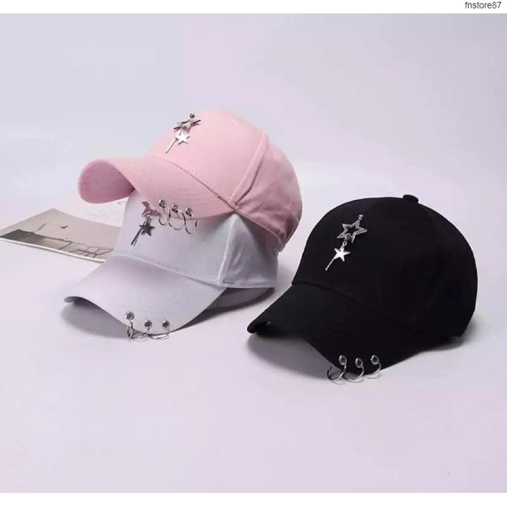 TOPI RING ANTING BINTANG BASEBALL FN