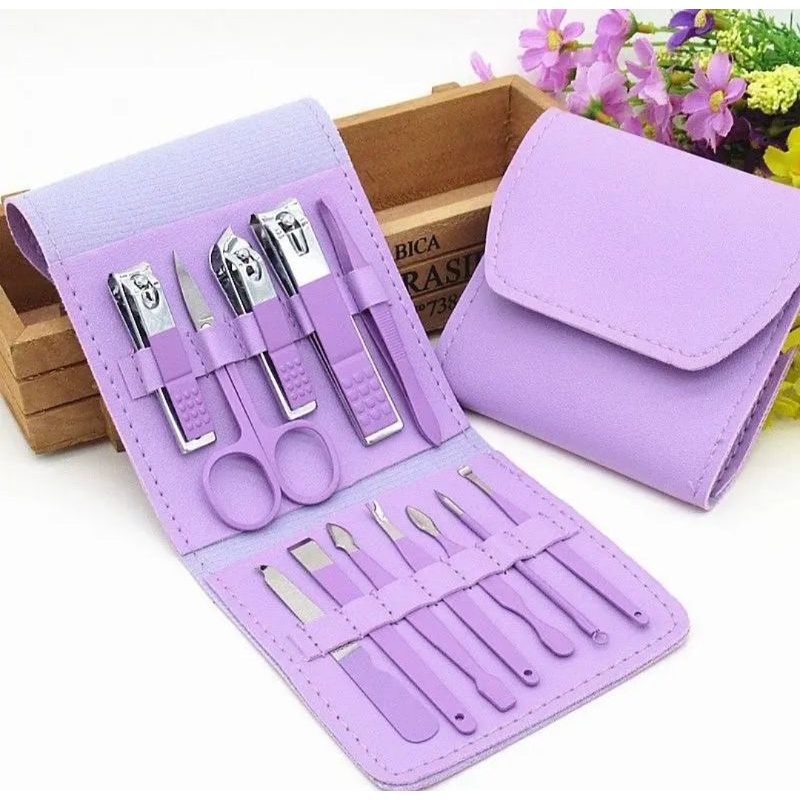 Set Meni pedi Ungu Import