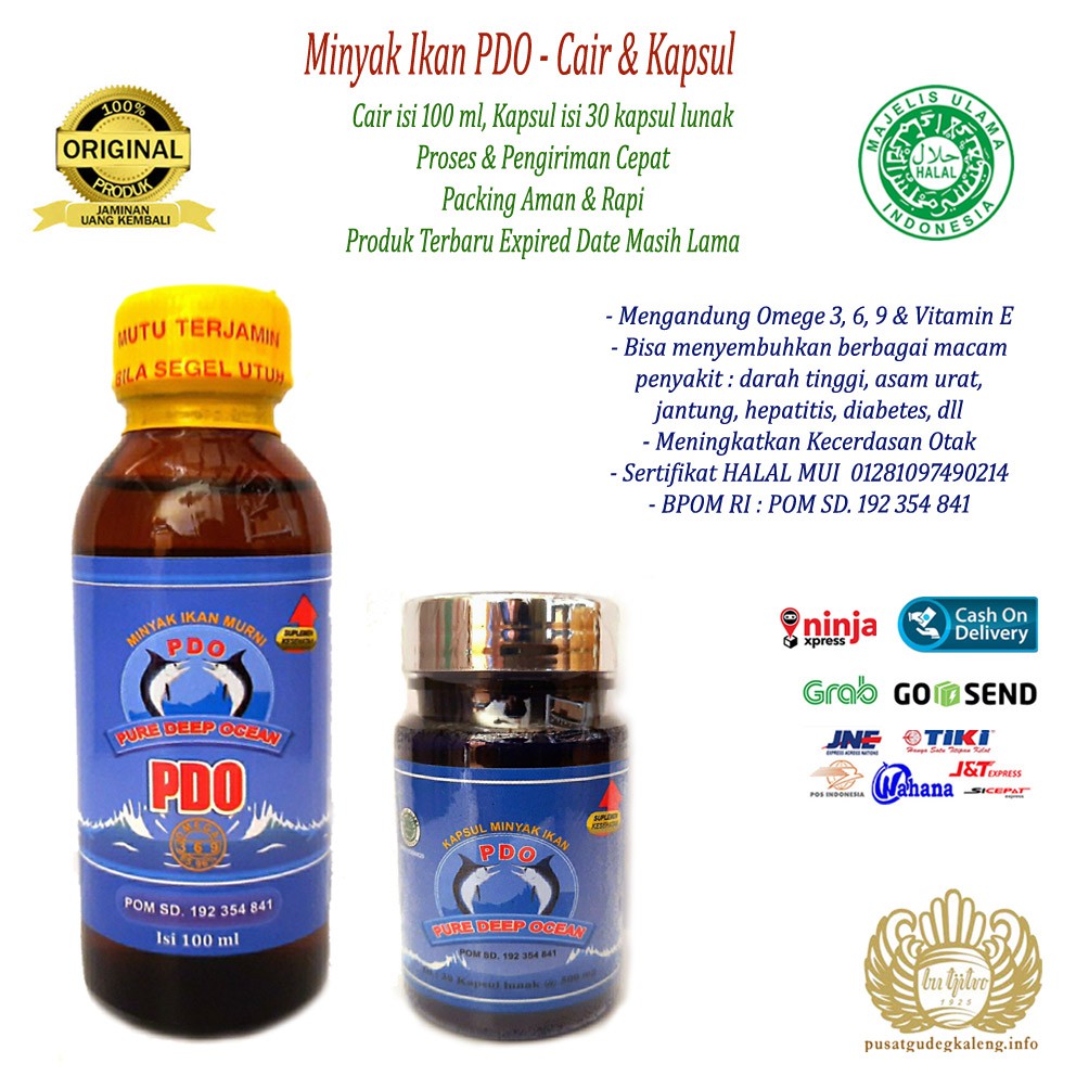 Minyak Ikan PDO Cair & Kapsul