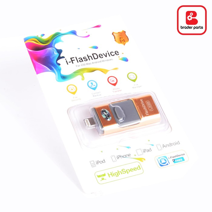 FLASHDRIVE EXTERNAL 128 GB MEMMORY IPHONE ANDROID OTG
