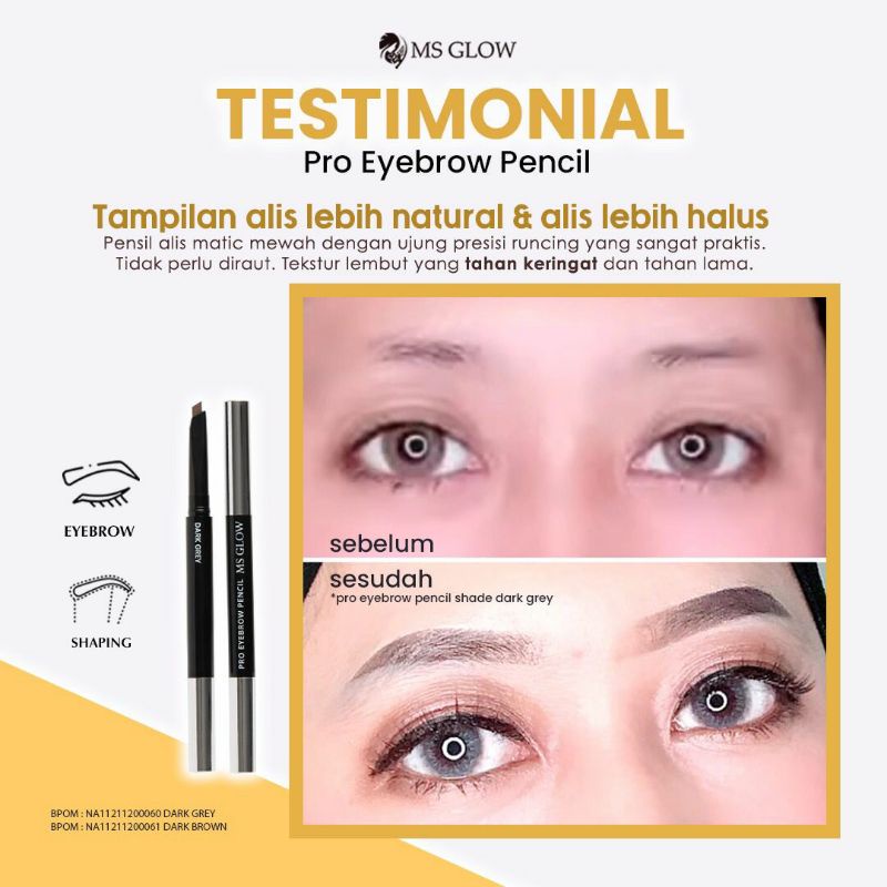 MS GLOW Eyebrow Pencil