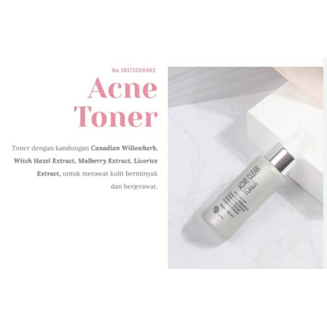 Acne toner