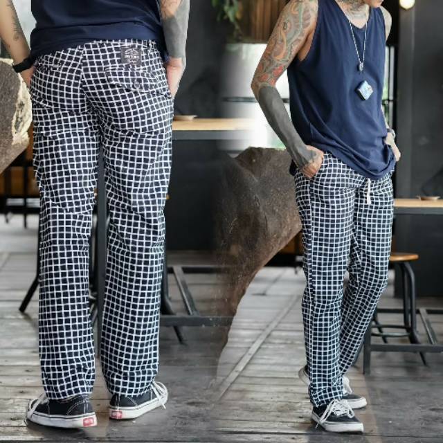 CELANA PRIA TARTAN