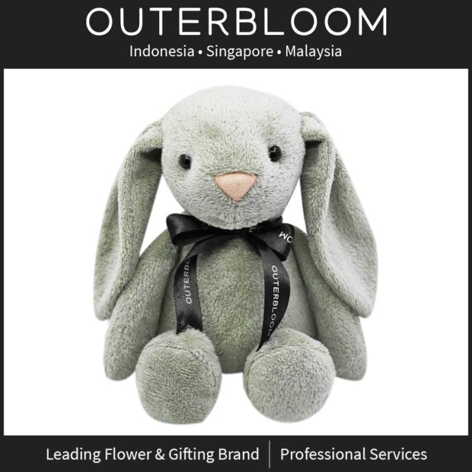 Boneka Kelinci - Outerbloom Cuddlemate Beanie Bunny