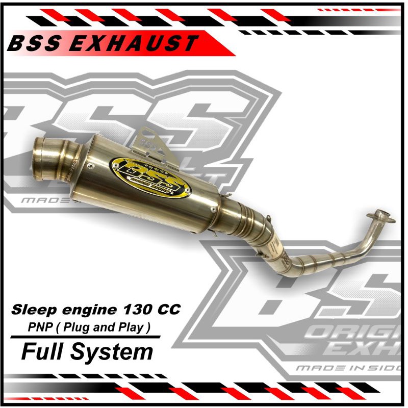 Knalpot BSS Sleep Engine 130cc Original BSS