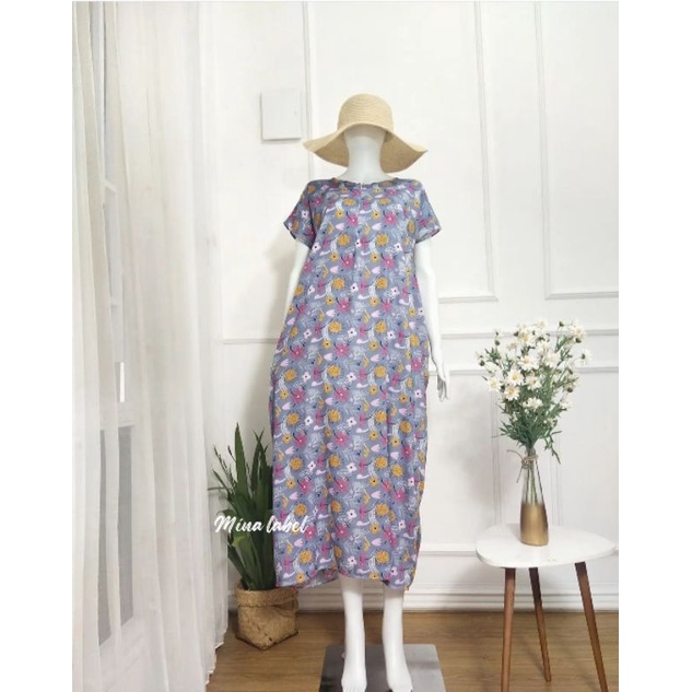 DASTER RAYON RISLETING BUSUI - ABSTRACT GRAY