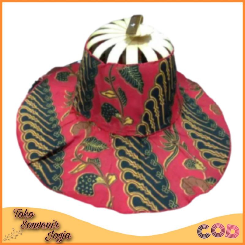 Topi Batik dan Kipas Batik