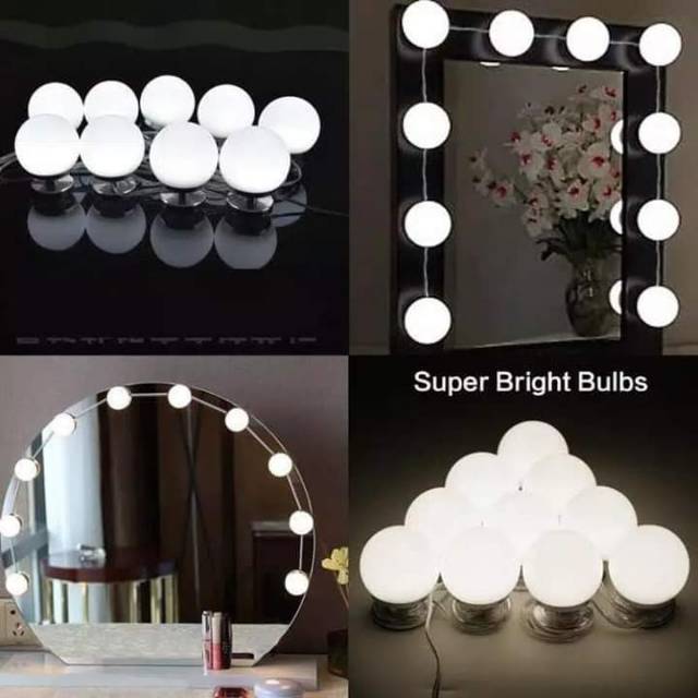 Lampu led makeup 10 bola