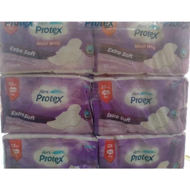 Hers Protex Maxi Wing day 23Cm 10pads