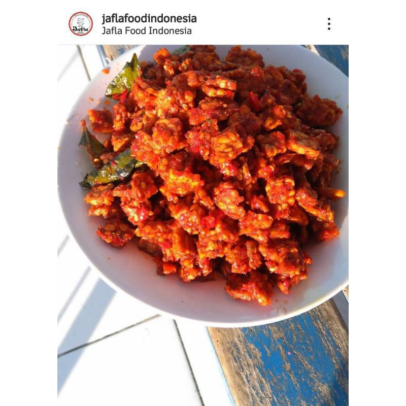 Tempe kering pedas manis