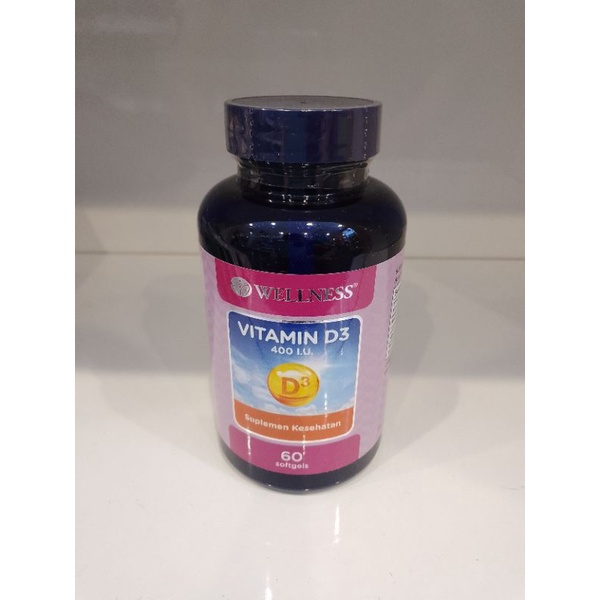 wellness vitamin D3 400iu 60 sof
