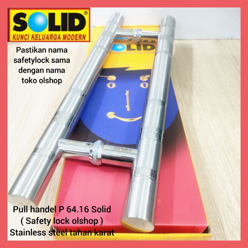 Pull Handel P 64.16 45cm Stainless Steel Solid