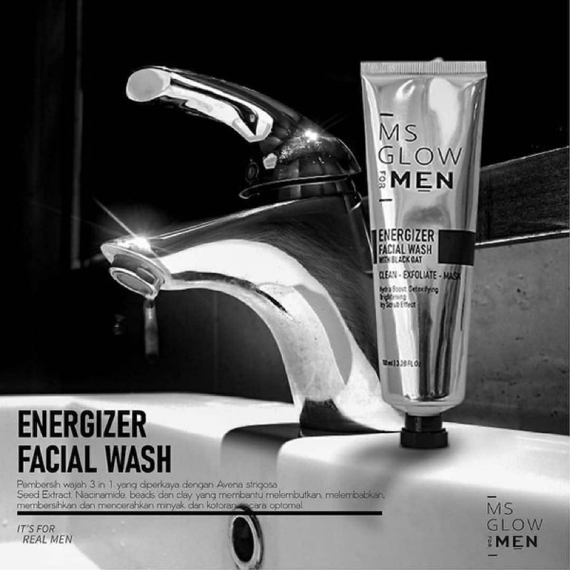 Facial Wash - MsGlow Men (Promo COD)