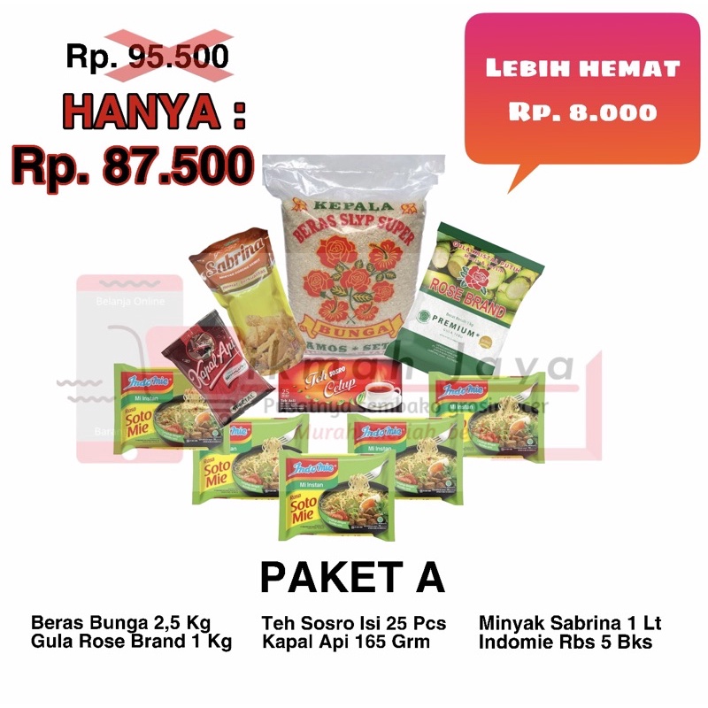 Sembako Bulanan Hemat (Paket A)