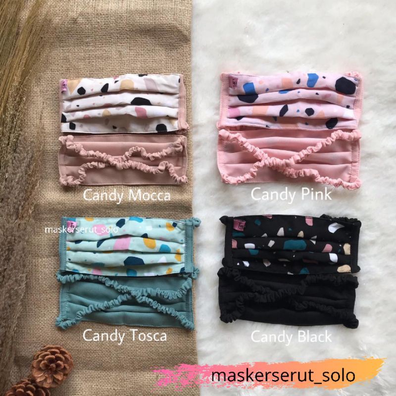 Masker Serut Candy Series