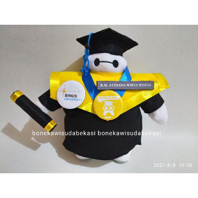 BONEKA WISUDA BAYMAX