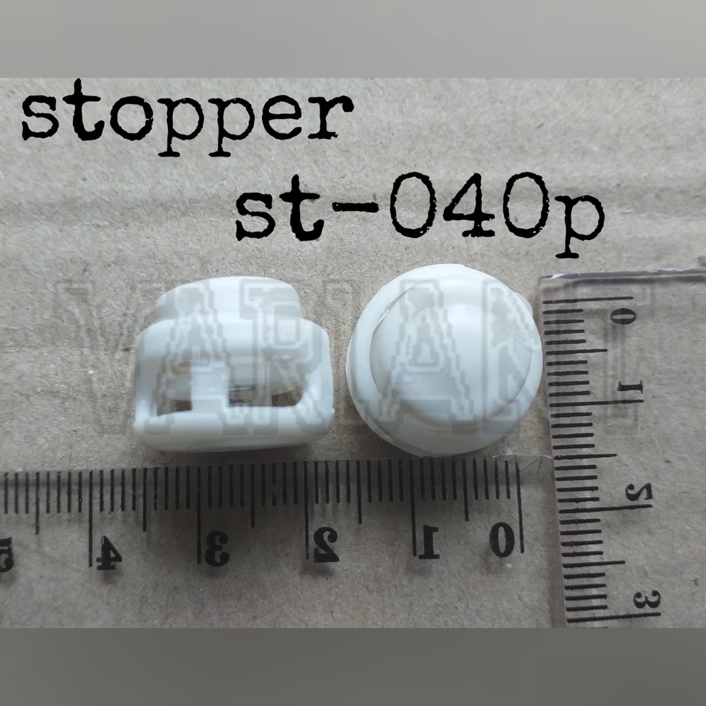 STOPPER KLAKSON STOPPER KNOB PLASTIC CORD LOCK ENDS SPRING TOGGLE ADJUSTER