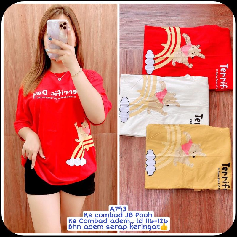 A793  kaos cotton combad