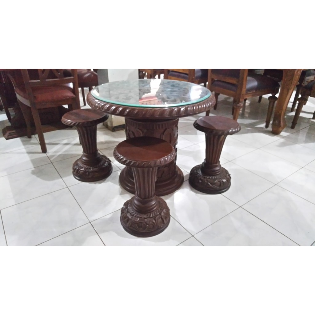 Set Meja Bunga