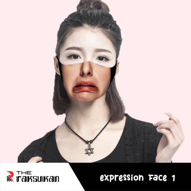 Masker korea printing face