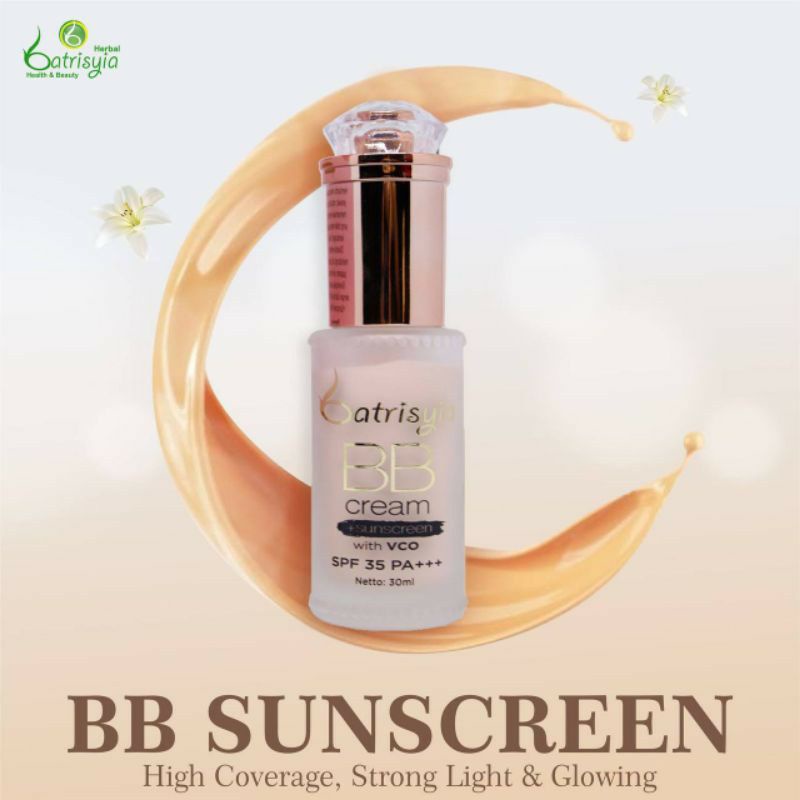 Batrisyia BB Cream + Suncreen Ivory / Glowing