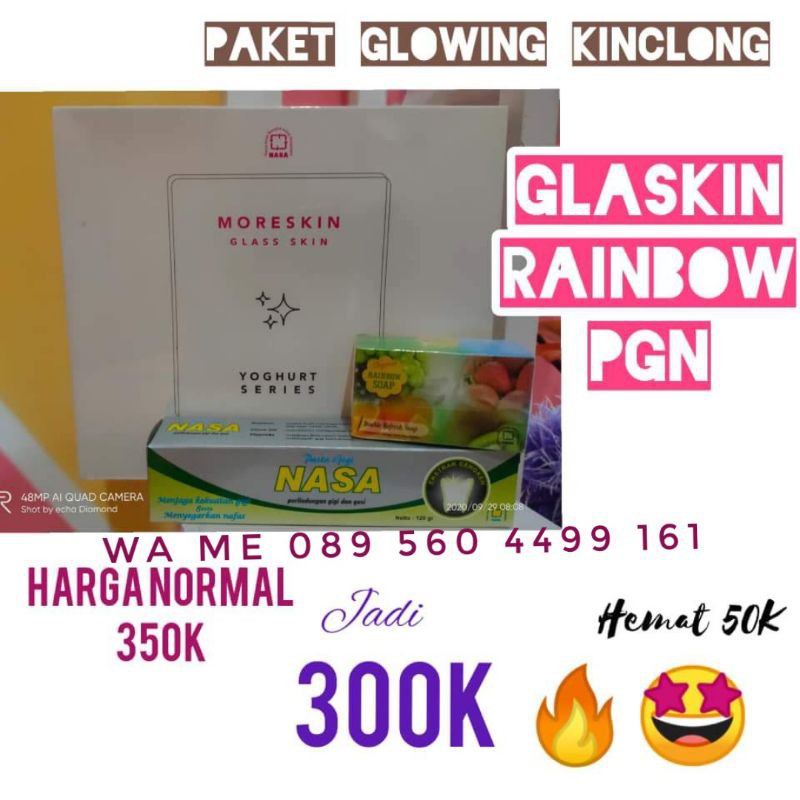 paket Glaskin, rainbow, PGN